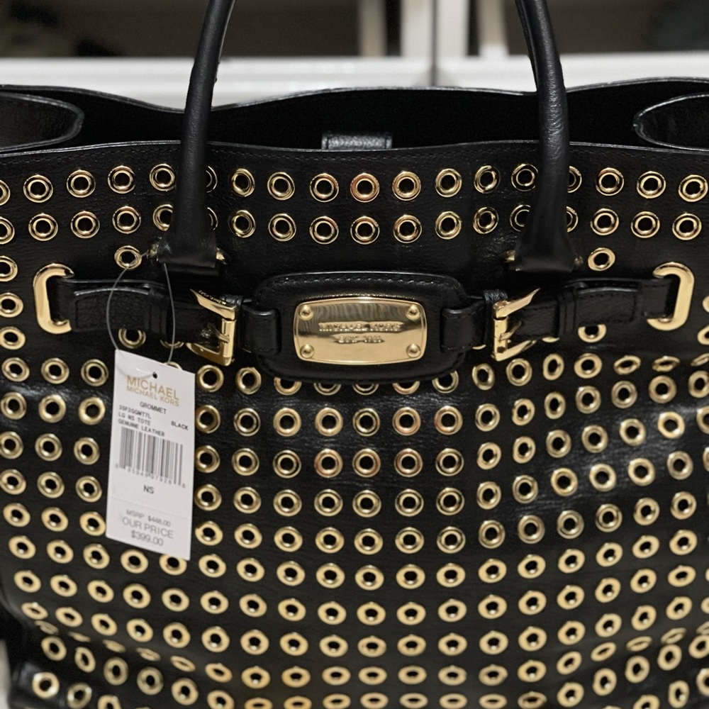 Michael Kors leather studded bag - Picture 7 of 9
